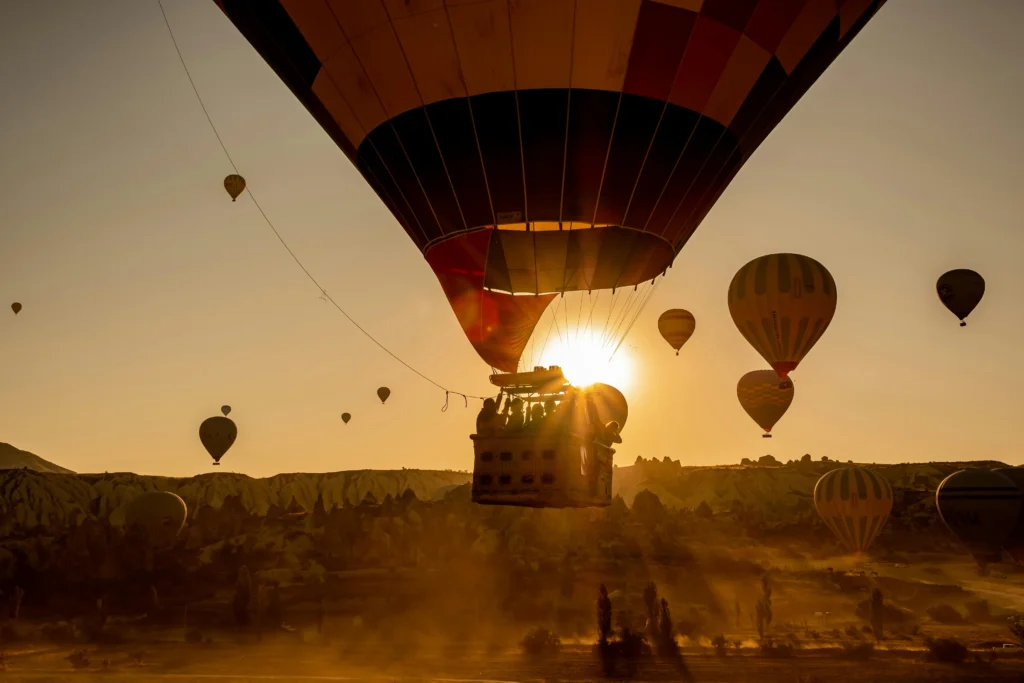 air ballon in falcon festival 2024