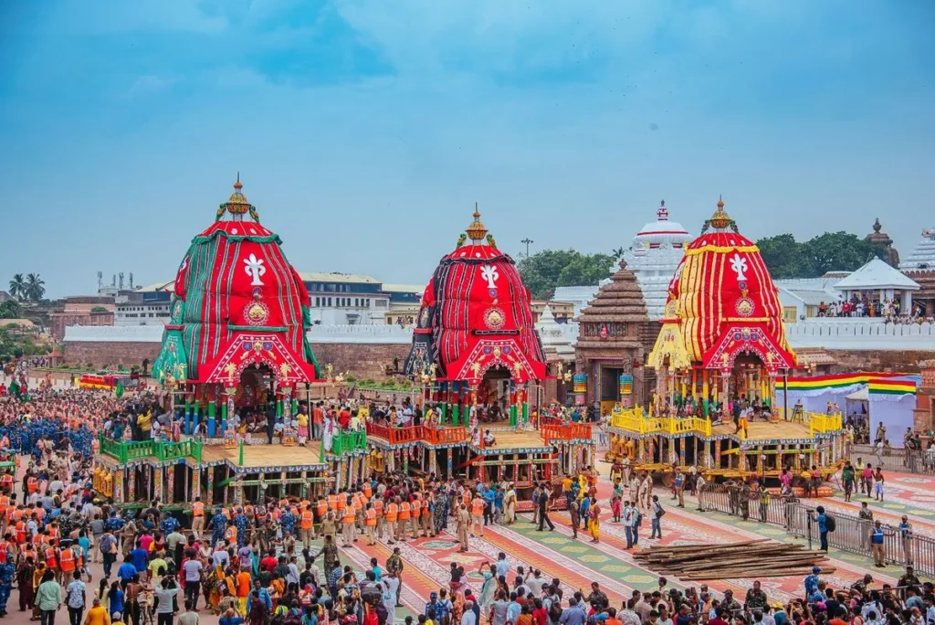 Lord Jagannath’s Chariot During Puri Rath Yatra 2025 Procession