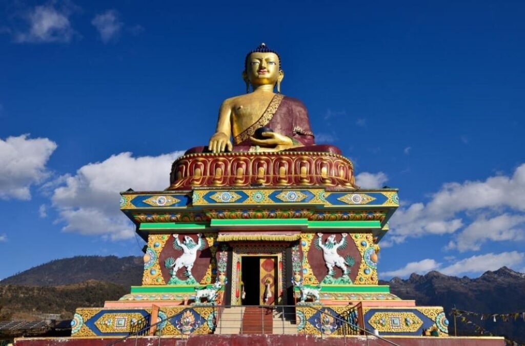 Tawang Monastery in Arunachal Pradesh during Northeast India Road Trip